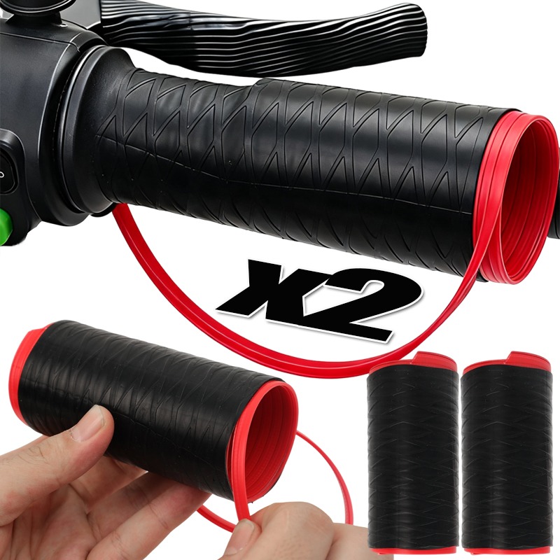 Motorcycle Gear Sleeve - Universal Motorcycle Silicone Handlebar Sleeve Non-slip