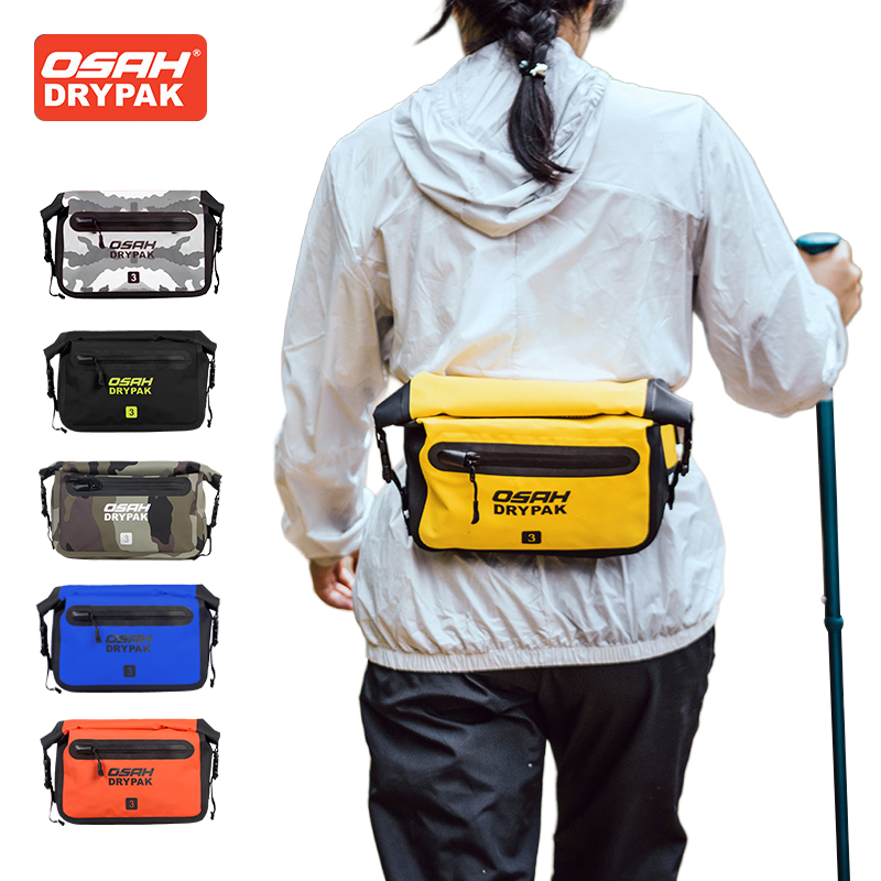 Motorcycle Gear Bundle - OSAH 3L Outdoor Waist Bag Multifunctional