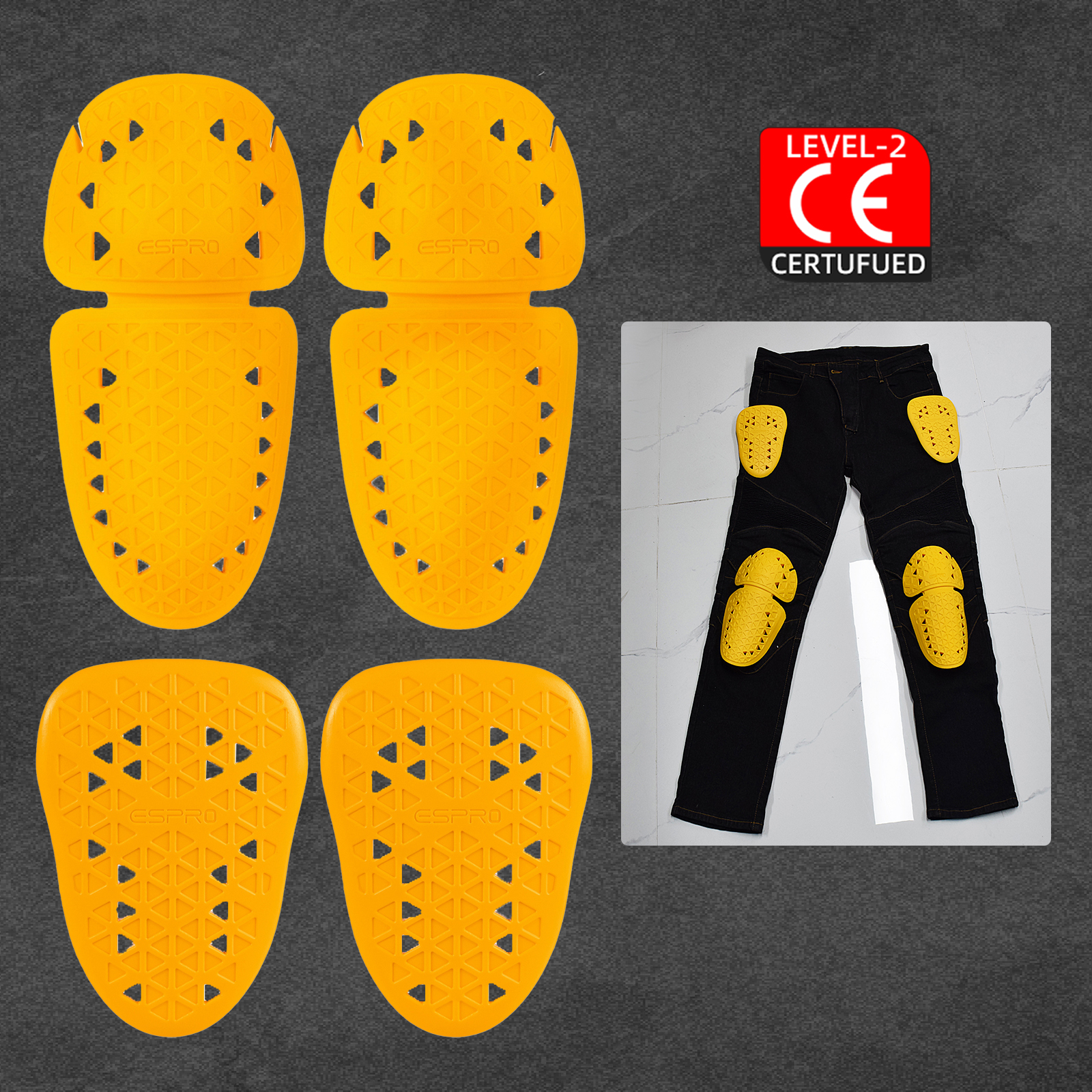 Motorcycle Gear Protection Levels - CE Level 2 Approved Knee Pads
