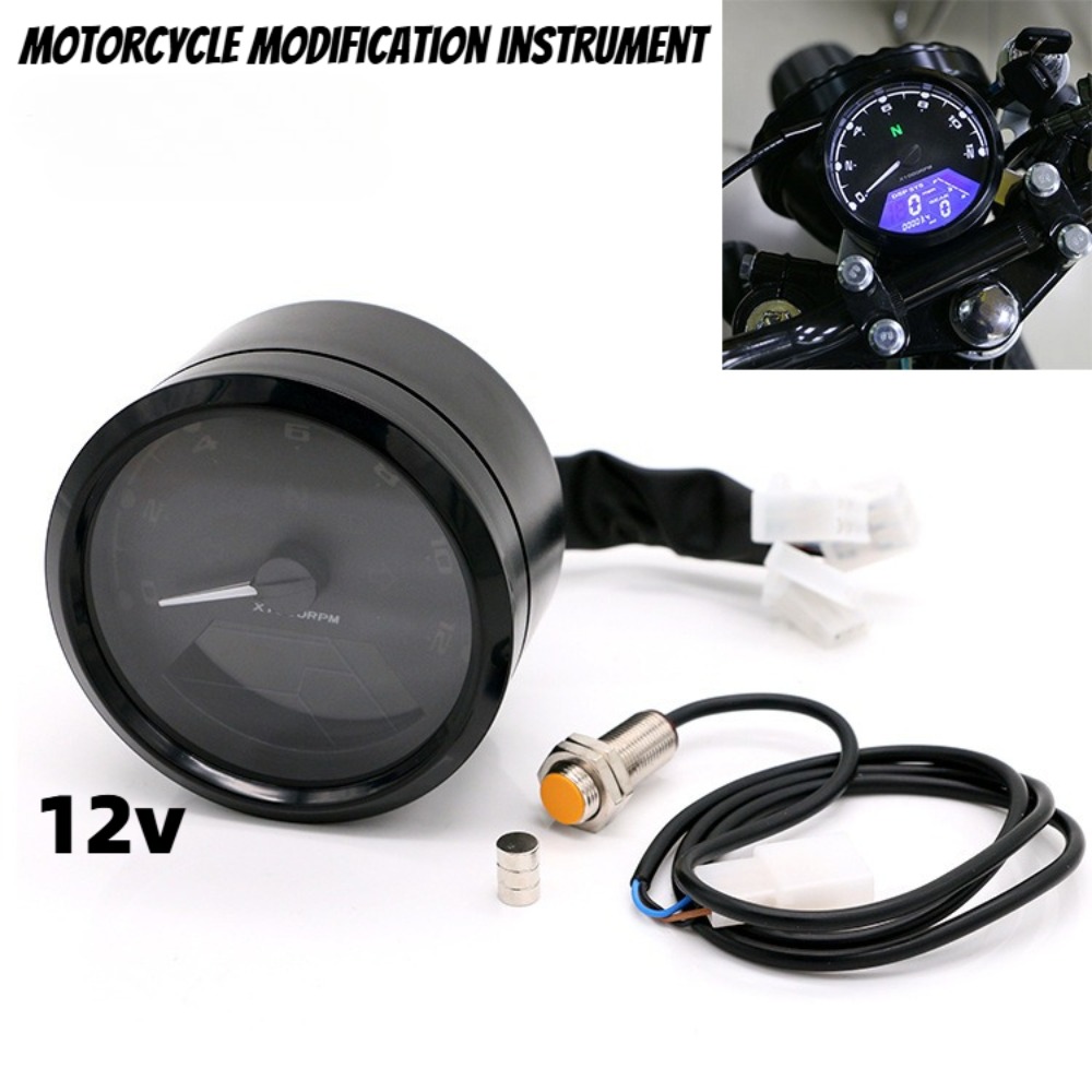 Motorcycle Gear And Accessories - Universal Motorcycle Meter Speedometer Digital Odometer