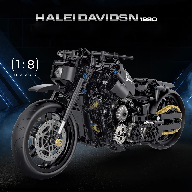 New 1:8 Classic Motorbike Buil - Motorcycle Gear Bundle avis et prix