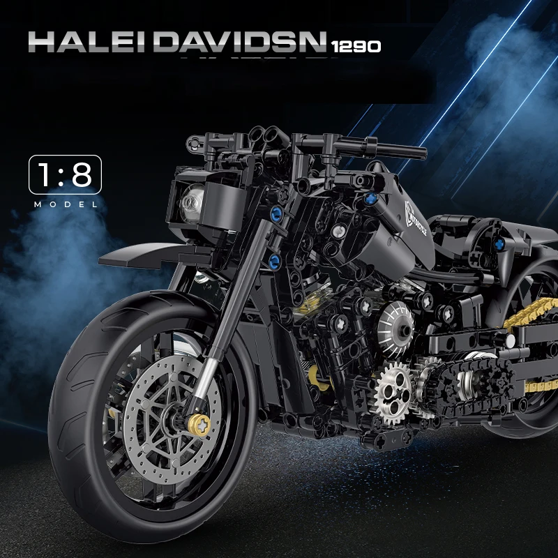 New 1:8 Classic Motorbike Buil - Motorcycle Gear Bundle avis et prix