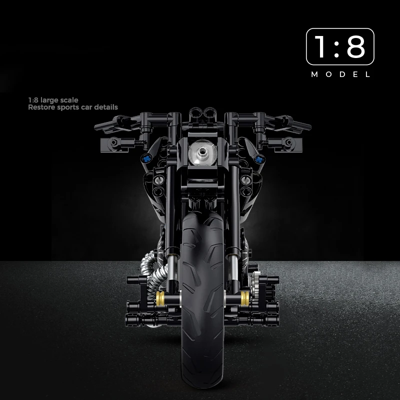 New 1:8 Classic Motorbike Buil - Motorcycle Gear Bundle avis et prix