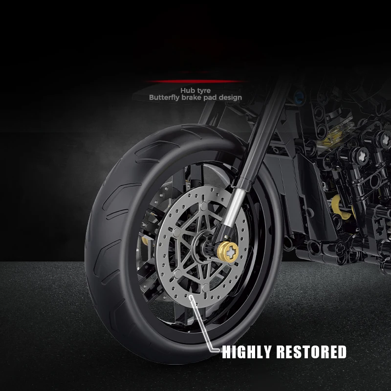 New 1:8 Classic Motorbike Buil - Motorcycle Gear Bundle avis et prix