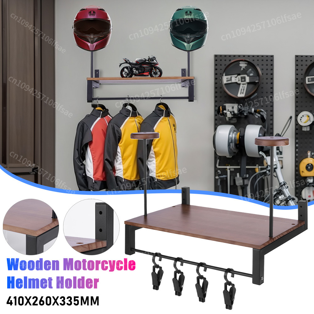 Wooden Display Rack For Motorc - Motorcycle Gear Display Rack avis et prix