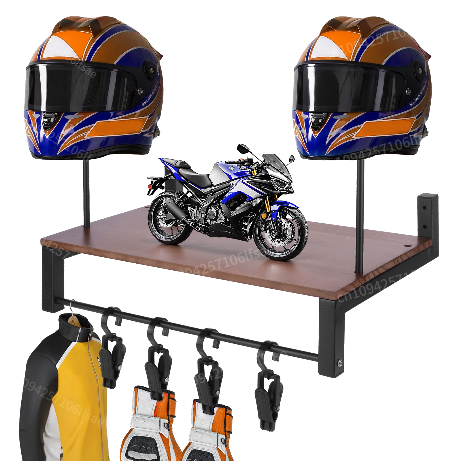 Wooden Display Rack For Motorc - Motorcycle Gear Display Rack avis et prix