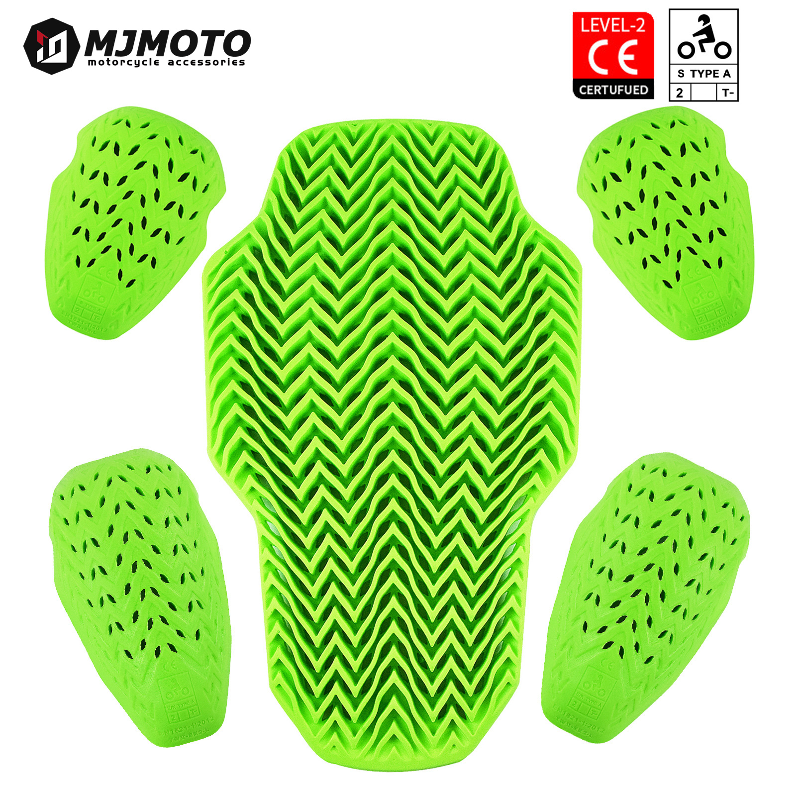 Green Motorcycle CE Level 2 Pr - Motorcycle Gear Protection Levels avis et prix