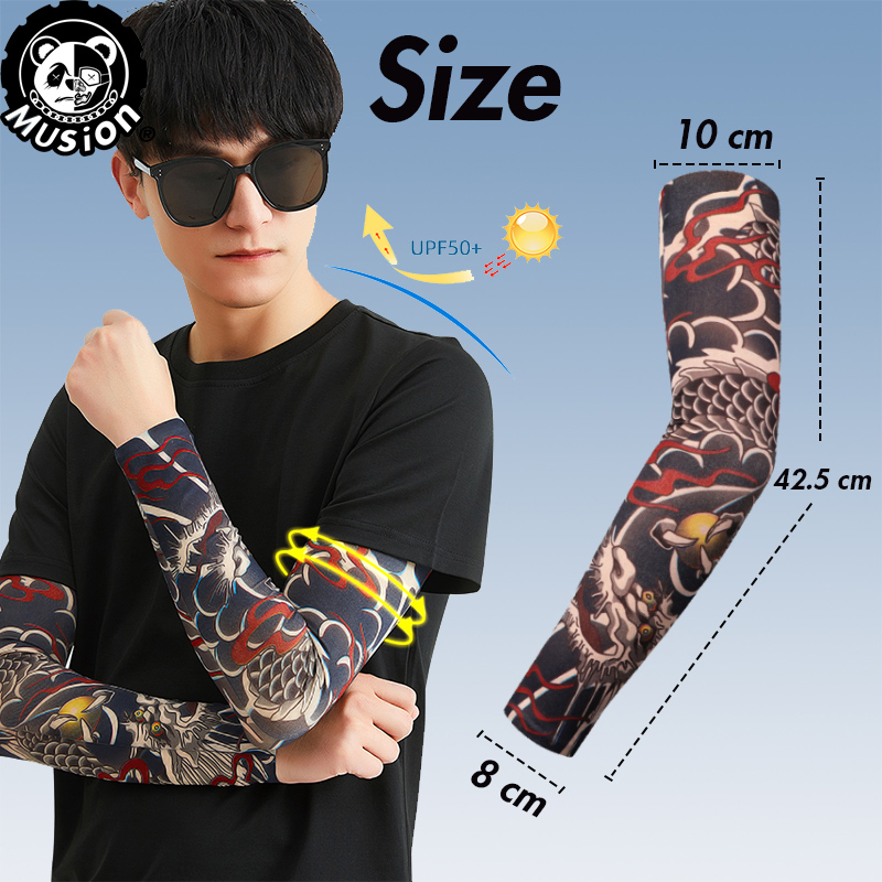 Musion New Seamless Tattoo Sle - Motorcycle Gear Sleeve avis et prix