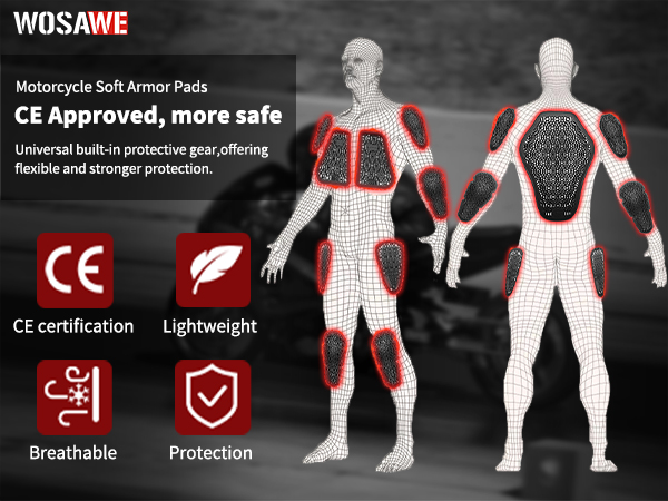 CE Level 1 Moto Motorcycle Bac - Motorcycle Gear Protection Levels avis et prix