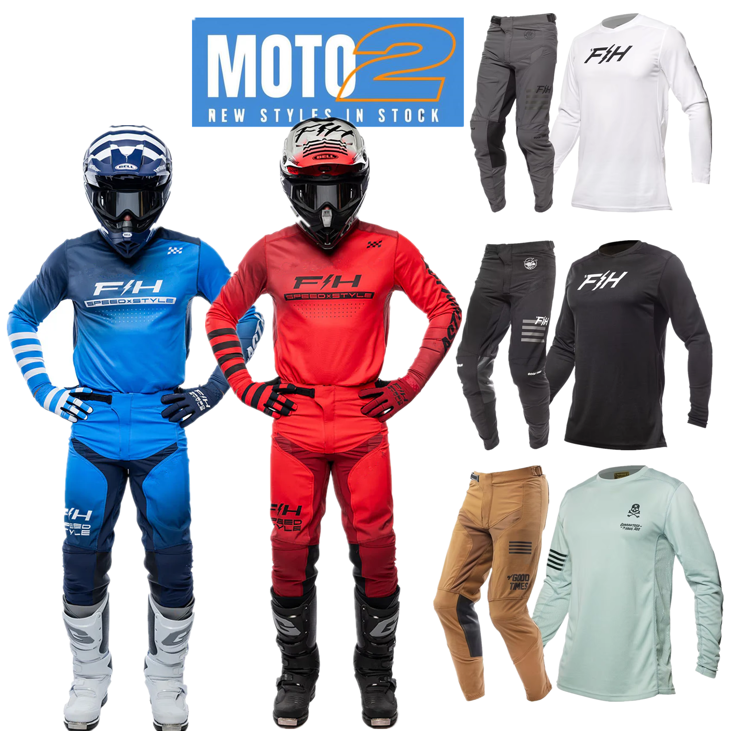 2026 FH Motocross Gear Set Top - Motorcycle Gear Bundle avis et prix