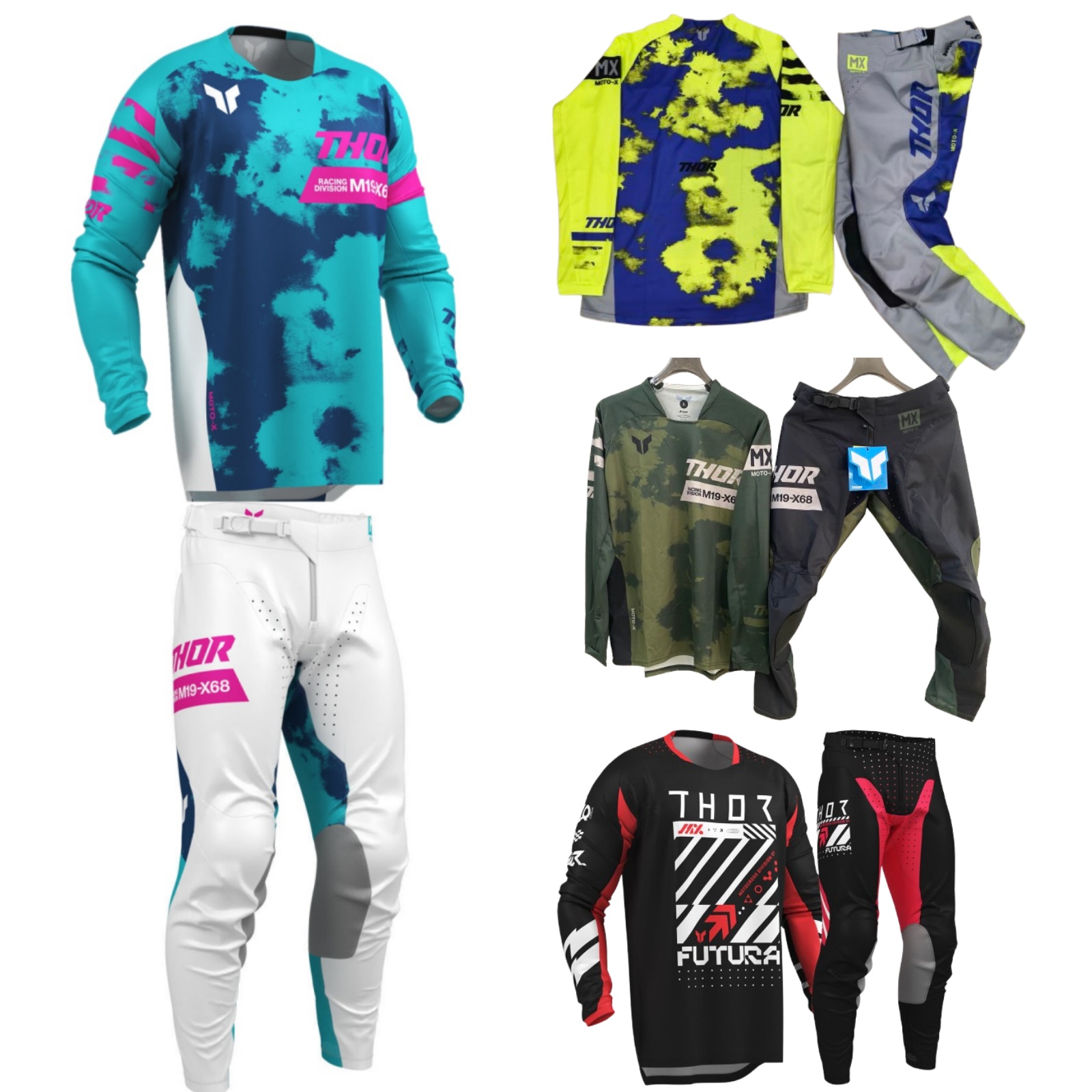 Motocross Gear Set Top Off Roa - Motorcycle Gear Bundle avis et prix