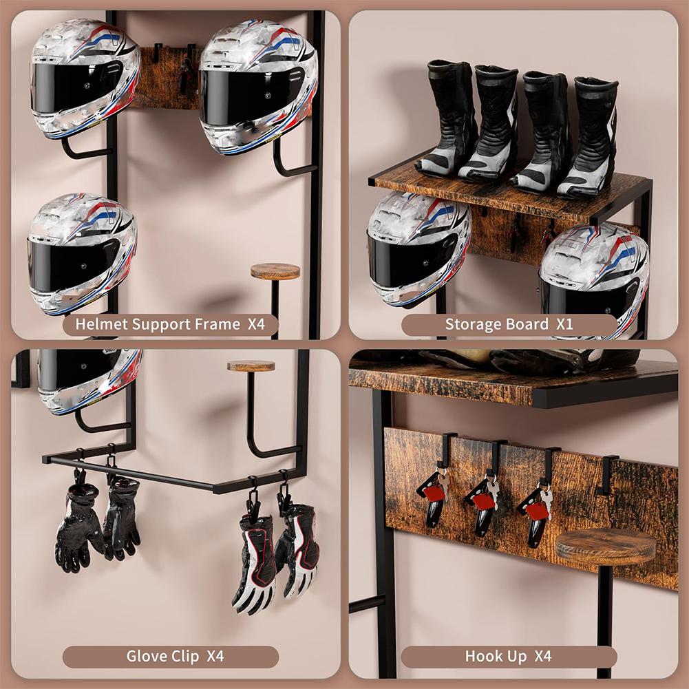 Urban Deco Motorcycle Helmet H - Motorcycle Gear Display Rack avis et prix