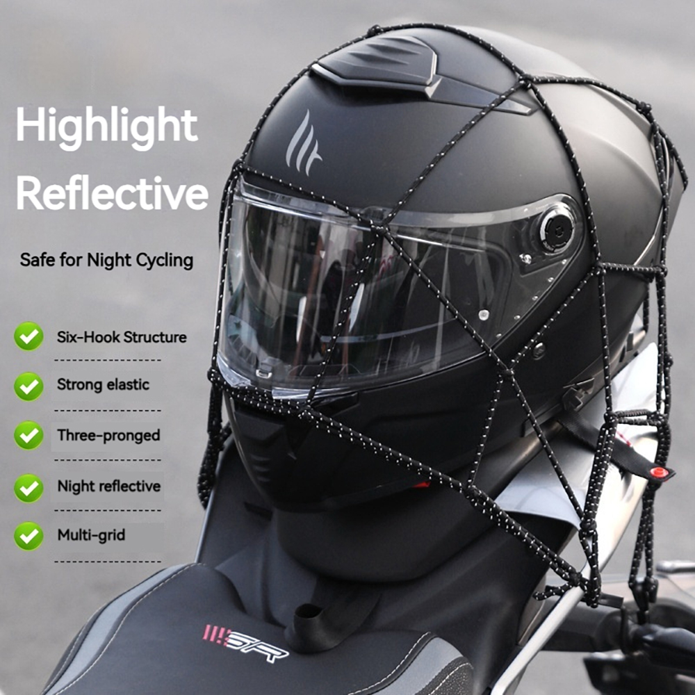 6 Hooks Luggage Net Protective - Motorcycle Gear Brands avis et prix
