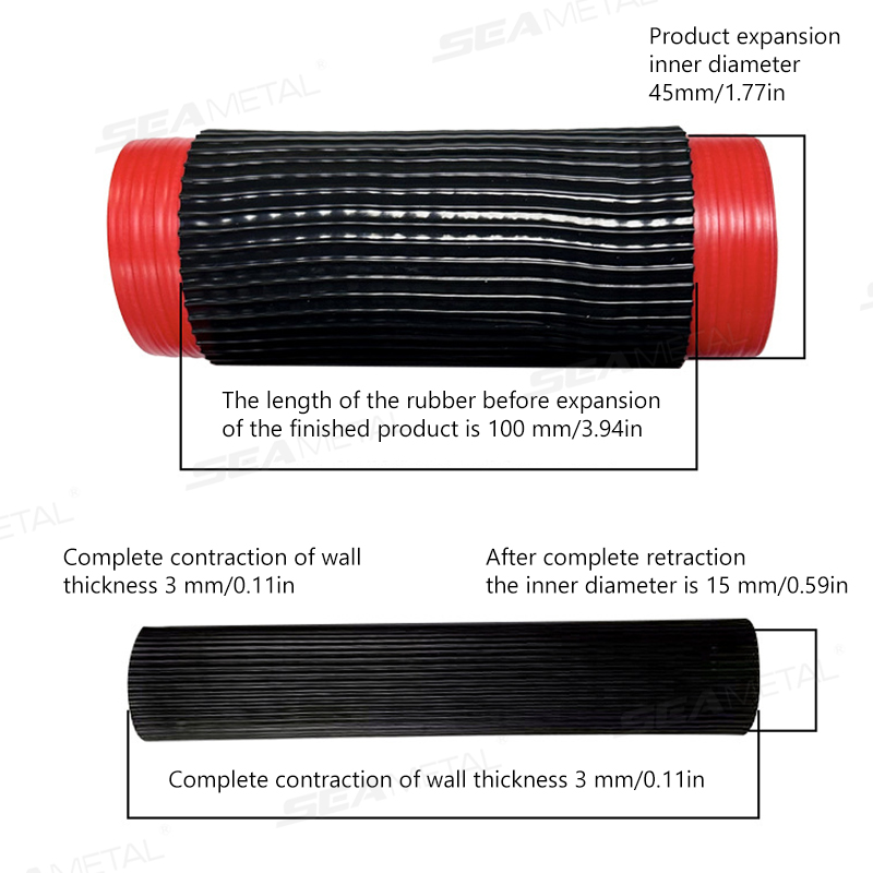 SEAMETAL Motorcycle Silicone H - Motorcycle Gear Sleeve avis et prix