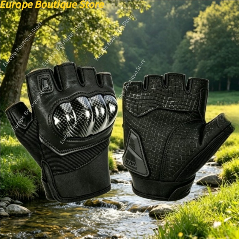Half Finger Motorcycle Gloves  - Motorcycle Gear Sleeve avis et prix