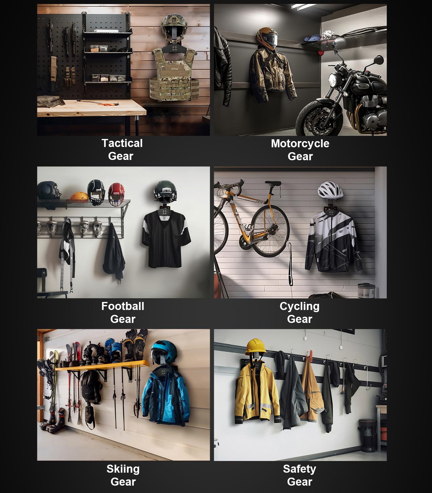 Motorcycle Helmet Holder Wall  - Motorcycle Gear Display Rack avis et prix