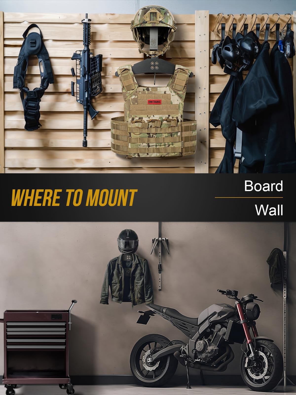 Motorcycle Helmet Holder Wall  - Motorcycle Gear Display Rack avis et prix