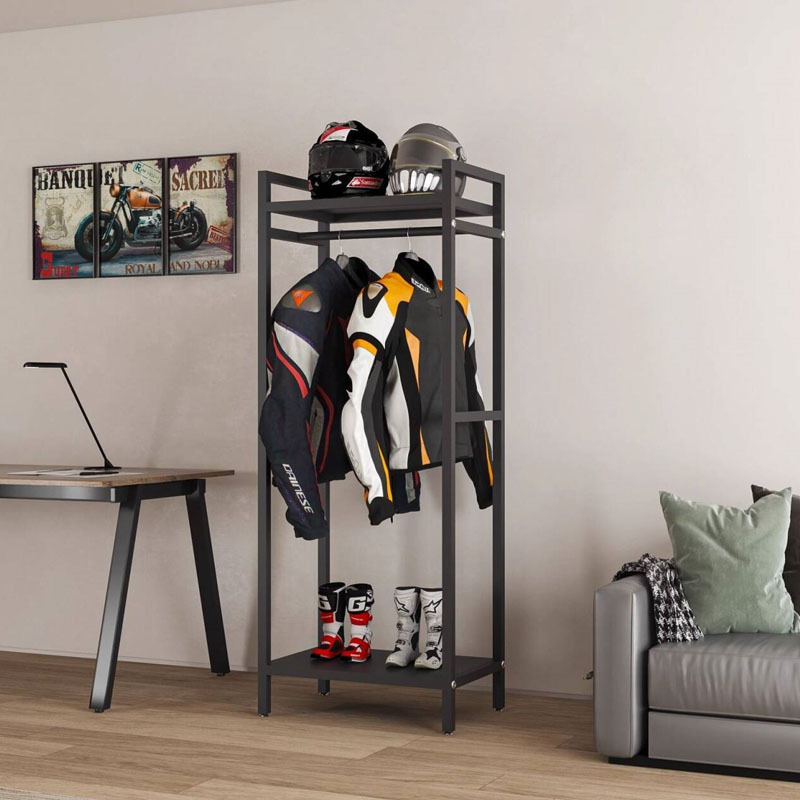 Helmet, cycling clothing rack, - Motorcycle Gear Display Rack avis et prix