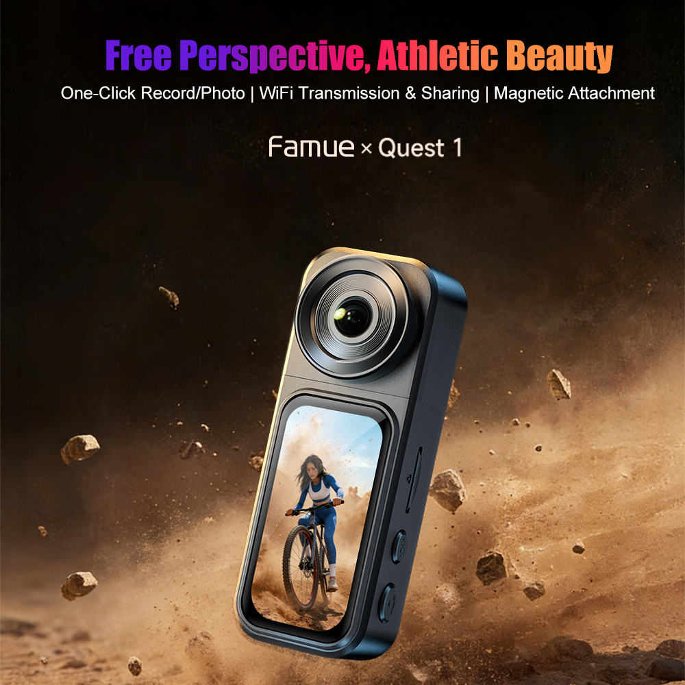 Famue Quest 1 Action Camera  r - Motorcycle Gear Bundle avis et prix