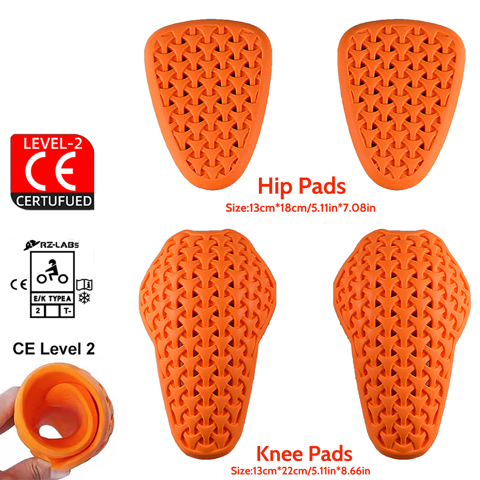New CE Level 2 Certified Motor - Motorcycle Gear Protection Levels avis et prix