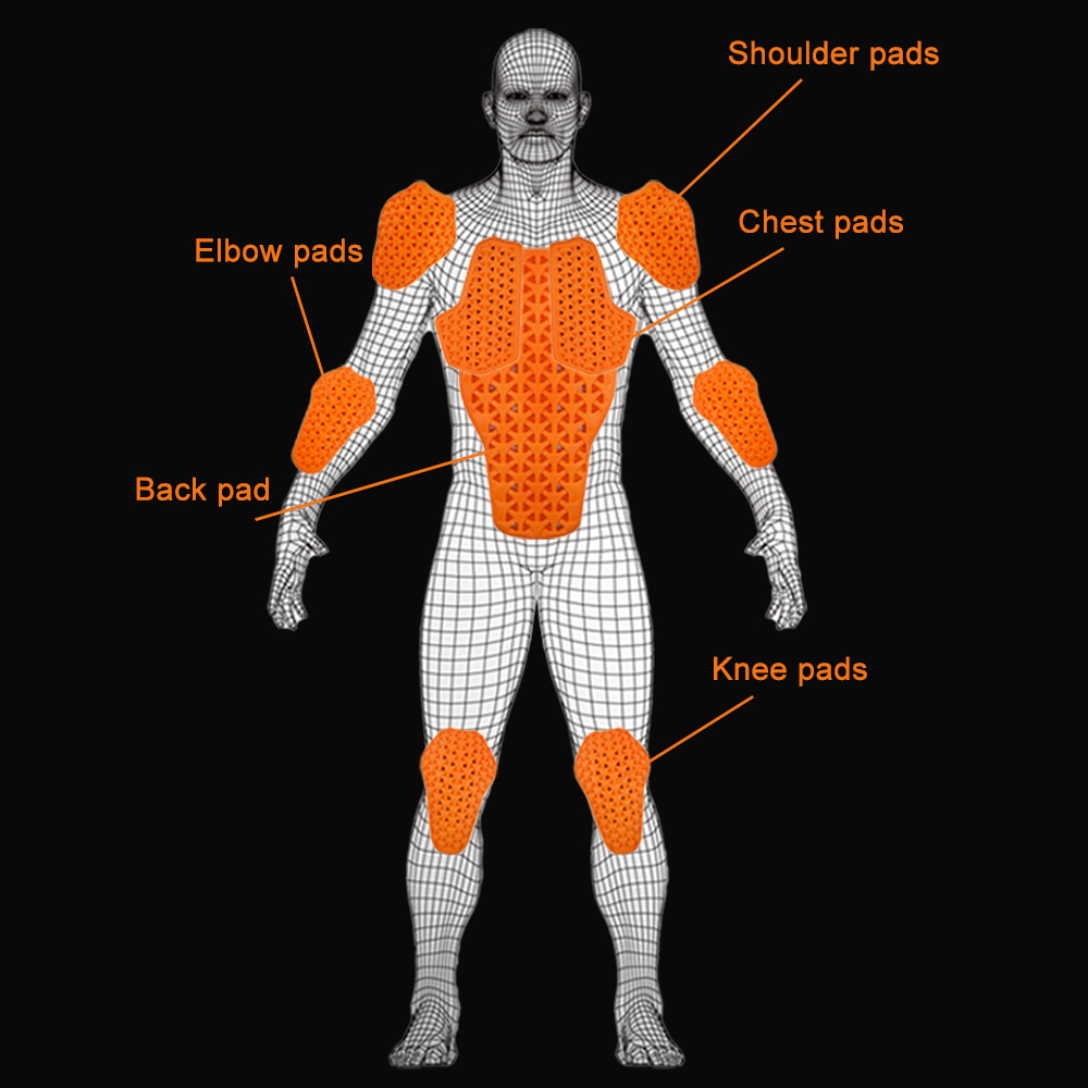 New CE Level 2 Certified Motor - Motorcycle Gear Protection Levels avis et prix