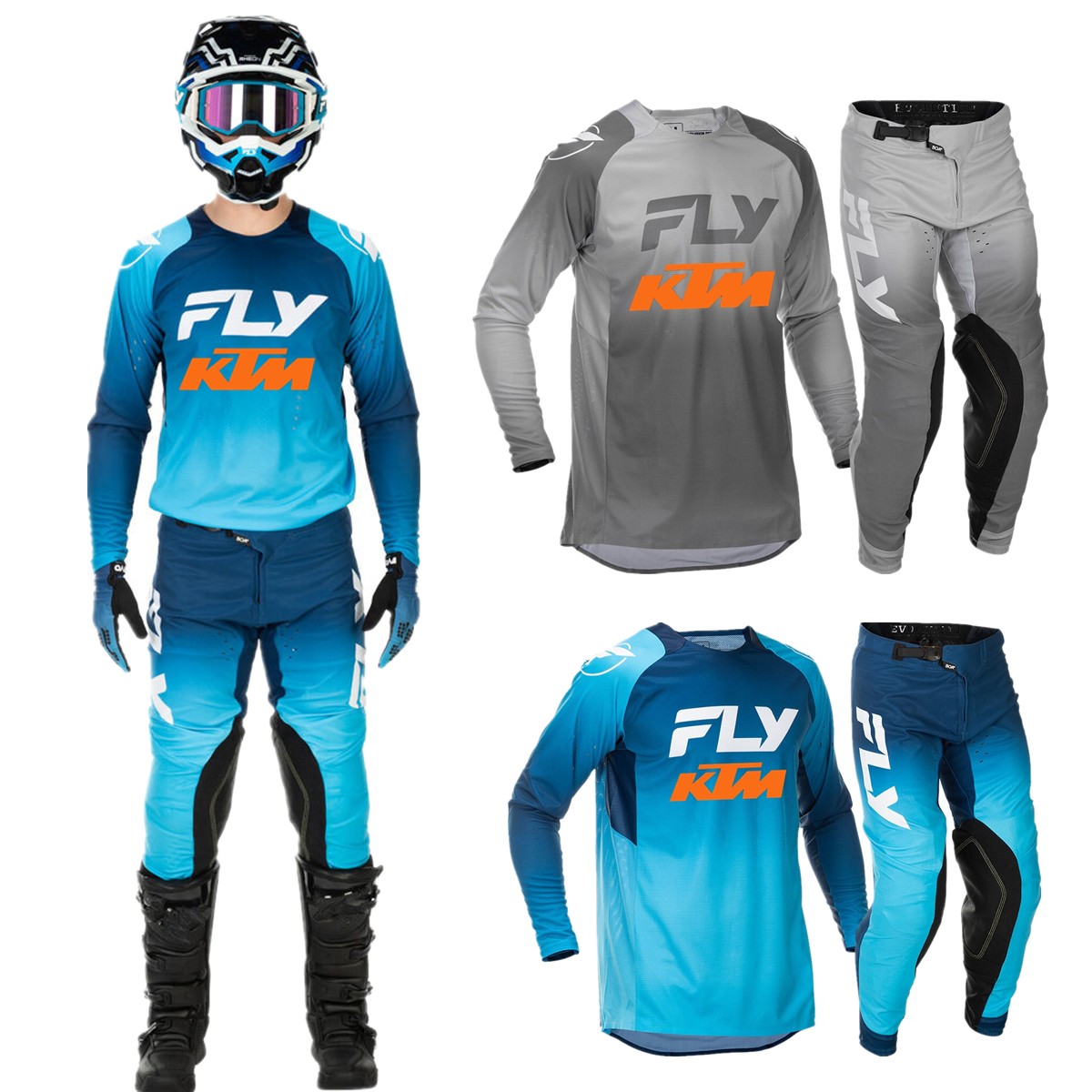 2026 GREY Moto Gear Set Motocr - Motorcycle Gear Bundle avis et prix