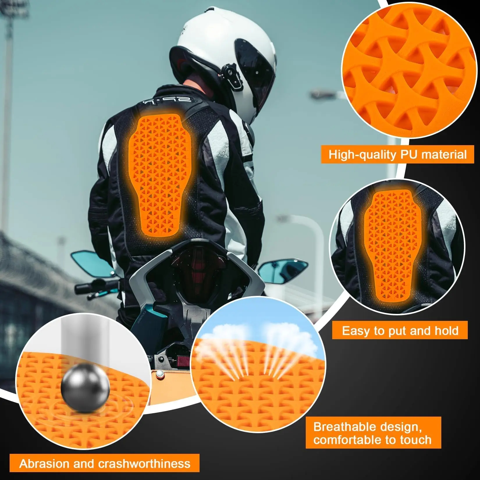 CE Level 1 Motorcycle Back Arm - Motorcycle Gear Protection Levels avis et prix